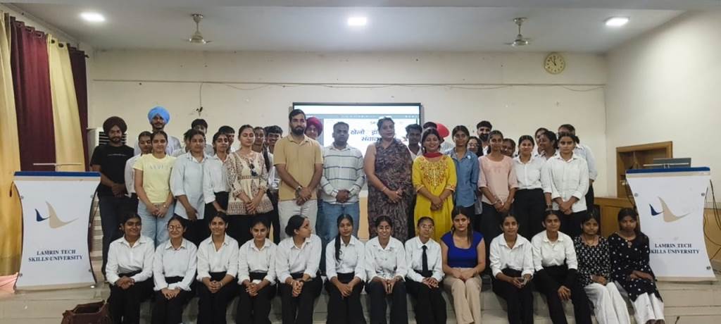 Lamrin Tech Skills University Punjab celebrated National Sports Day with Khelo India Dialogue